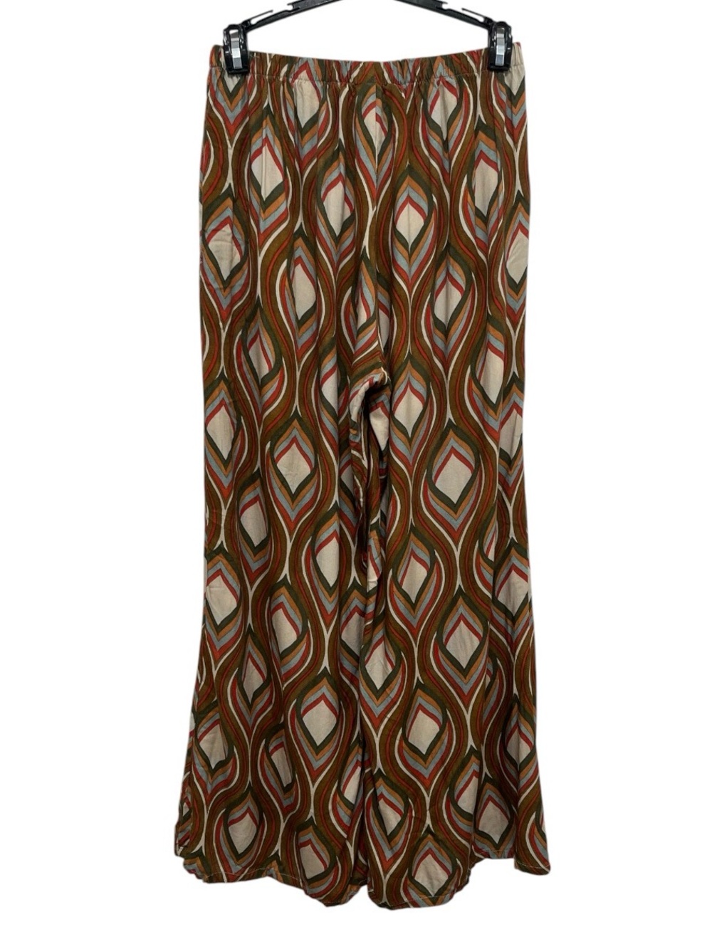 Bryn Walker Osca Mod Geo Woven Wide Leg Pants Size Small Retro Boho - Picture 1 of 9